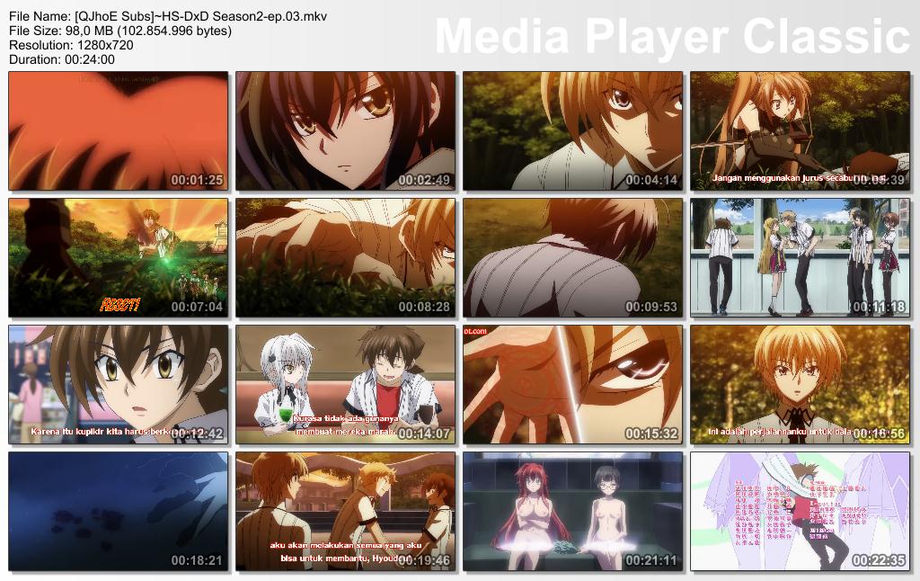 High School DxD Season 2 Episode 03 Subtitle Indonesia | Q-Reisubs